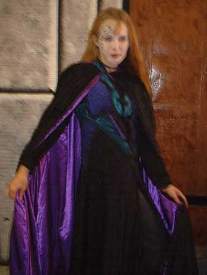 Red Mystery Witch - Halloween Month - Salem, Massachusetts 2001