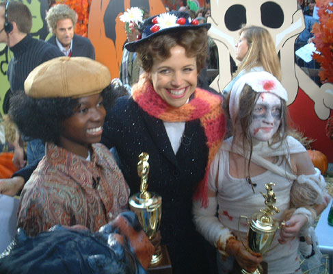 Katy & winners... NBC's Today Show Halloween (jtg)