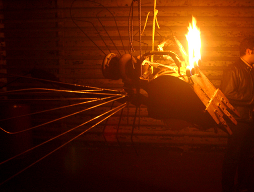 Fire Mosquito - The "Hive" Madagascar Institute-SpaceLounge insect themed party in the Manhattan meatpacking district.