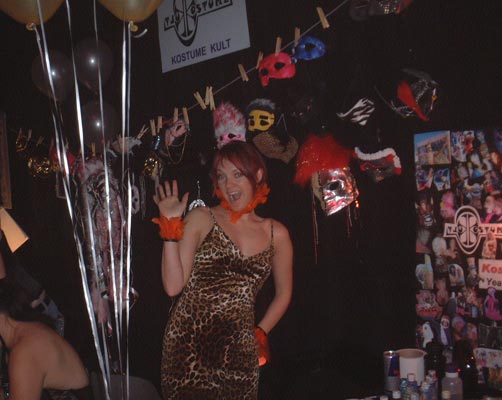 Kostume Kults Mask Booth at the Rubulad/FEVA 2005 NYE Party