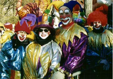 Colorful Clowns - NYC Macy's Thanksgiving Parade '00