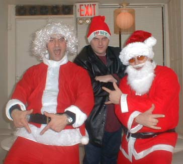 White Boy Santas - NYC SantaCon 2001