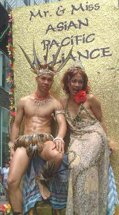 Asian Alliance - New York City's Gay Pride Parade, 6/01.