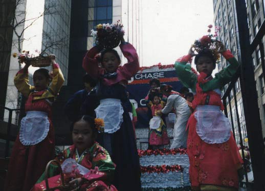 lil Korean Flower Girls - NY Korean Parade