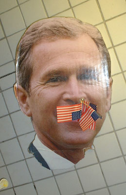 Flag Snorting Bush