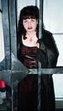 Jailed Vamp - at Dracula's Castle during Halloween Month - Salem, Massachusetts, 2001