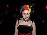 Amber Ray - Amber Ray as an Evil Twin jester at Gomorrah's Gemini: The Evil Twins
