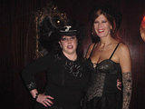 Madame and Abby in The Web - Madame Cole and Editrix Abby at Gomorrah's The Web