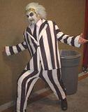 Beetlejuice - The most outrageous dude at the show... TransWorld's 2002 Halloweeen, Costume and Party Show. Hey, BJ - contact us.