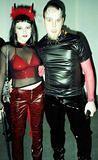 Horned Couple - New York City Halloween Party, Chelsea Art Gallery - 10/28/00
