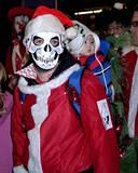Skull Santa & Spawn - NYC SantaCon 2001