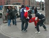 Anti-Santa Abduction - NYC SantaCon 2001