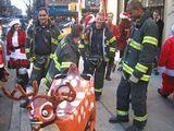 New York's Bravest reaches in for a chocolate...