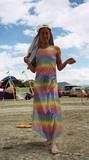 Rainbow Dressed Bride - Photographer:   Ruby Sarkos