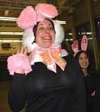 Brooklyn Bunny - The annual Staten Island Ferry Rabbit Cruise 2001.