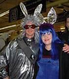 Space Bunnies - The annual Staten Island Ferry Rabbit Cruise 2001.