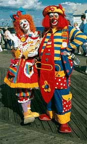clown couple
