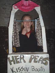 Her Peas Kissin Booth