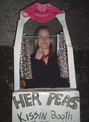 Her Peas Kissin' Booth