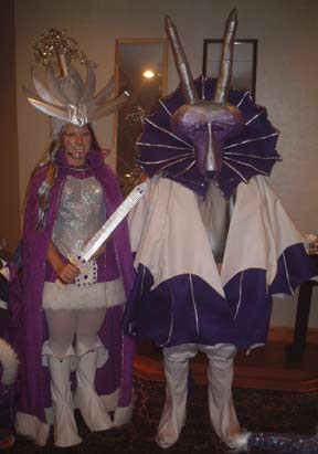 Devil Dog & Barbarian Beauty - Dragonslayer 'Creative Style Show'.  2002 National Costumers Association Convention opening night.