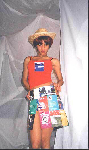 A Salute to Twilo New York - Open Clothes March 2, 2002
From Quad Princess Designs "WHAT?!?!?!" Fashion Collection
Model - Quad Wallace