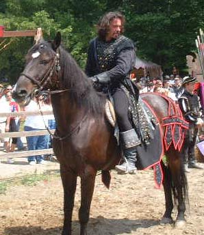 Sheriff of Nottingham - NY Renaissance Faire at Sterling Forest, Tuxedo, NY 2001.