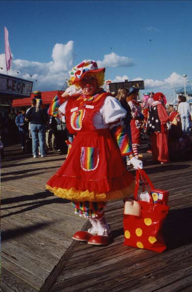 Clown Posing for a Picture - Seaside Heights, NJ
Clownfest 2000 #1
*For more Clownfest photos go to our Special Collections Gallery.