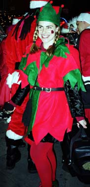 Sexy Elf - NYC SantaCon 2000