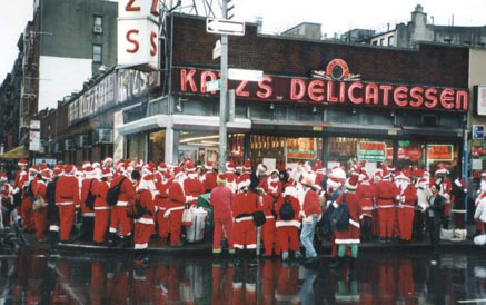 Katzs santas2 - NYC SantaCon, 2002