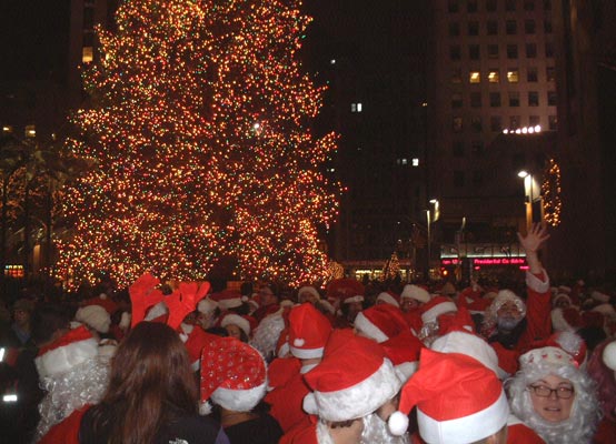 Rockefeller Center Santas 1