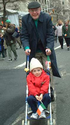 St. Louis Family - NYC St. Patrick's Parade, 2001.  For a copy of this and one other photo, please email Editor@costumenetwork.com.