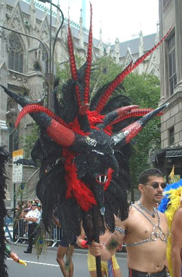 Satan Staff - New York City's Gay Pride Parade, 6/01.