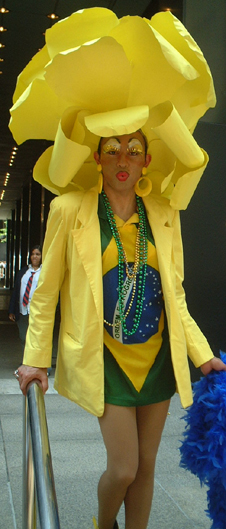 Brasilia - NYC Gay Pride Parade, 6-30-02
