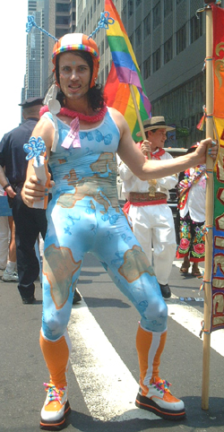 Globo Man - NYC Gay Pride Parade, '02