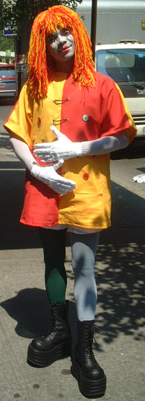 Raggedy Clown - NYC Gay Pride Parade, '02