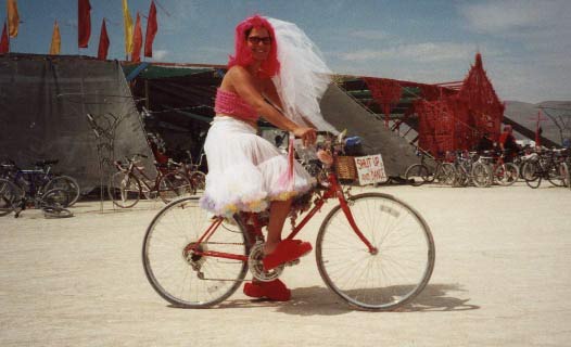 Biking gal - Photographer:   Ruby Sarkos
