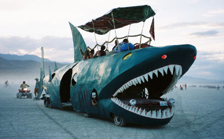 Shark Bus 2 - Burning Man 2002