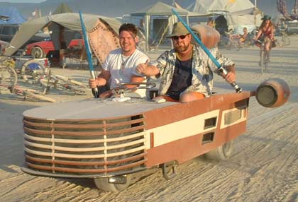 Star Wars Fighter Car - Burning Man 2002