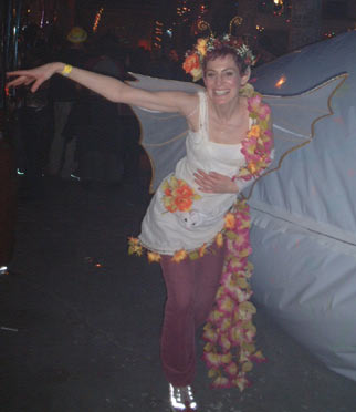 Fflower angel - NYC Burning Man Decompression Party, 2002