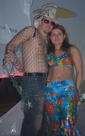 Reef couple - NYC Burning Man Decompression Party, 2002