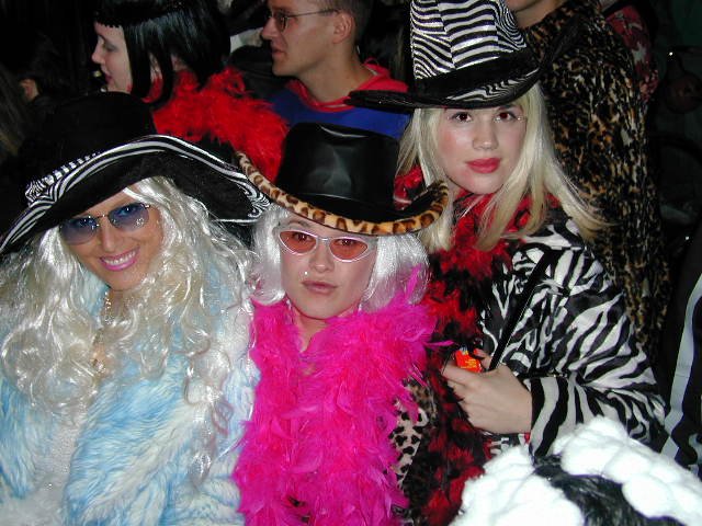Flashy Babes - NYC Halloween Parade 2000
