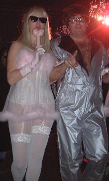 Austin Powers & Fembot - Chicago's annual Twelfth Night masquerade ball, 2001