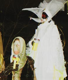 Birdman & Minion - Earth Celebrations' "Odyssey of the Earth" Winter Pageant, Jan 2001