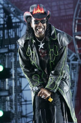Chairman Bootsy lovin his Electric Bubble original (El-Wired Fashions by KK MC Christopher)