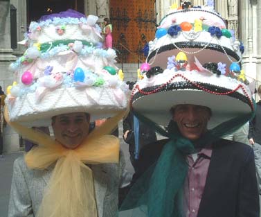 Easter Cake Hats - NYC's 5th Avenue Easter Parade, 2002.
