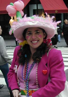 Full of Love - The NYC 5th Avenue Easter Parade, 2002.