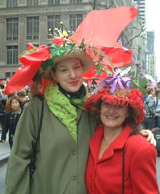 Red Hats - NYC's 5th Avenue Easter Parade, 2002.