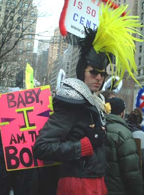 I am the Bomb
NYC's Anti-War Protest, 2-15-03
