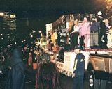 The 2000 float with the World Trade Center in the background.  This year we were seen on national broadcasts on the Sci-Fi Channel and USA Networks.  Sigourney Weaver loved our float!