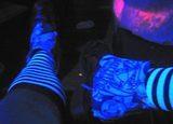Glowing Picasso Spats... (the next new fashion trend)